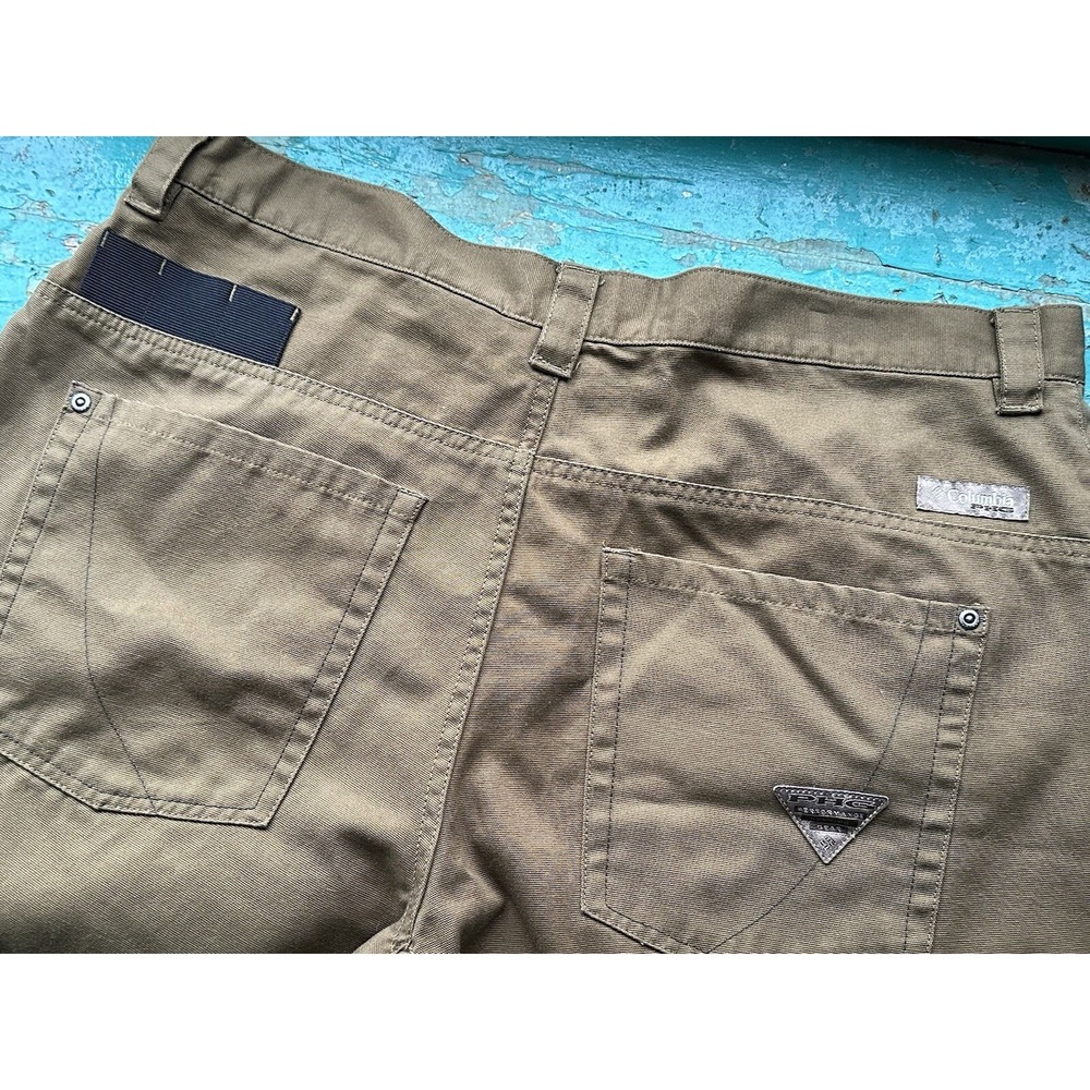 COLUMBIA PHG 20GA Hunting Pants Men's 36 x 28 Heavy Duty 100%‎ Cotton Flat Front - Picture 2 of 8